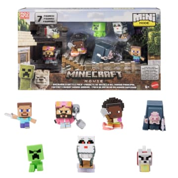 Minecraft La Película Figura de Acción Multipack Mini - Imagem 1 de 5