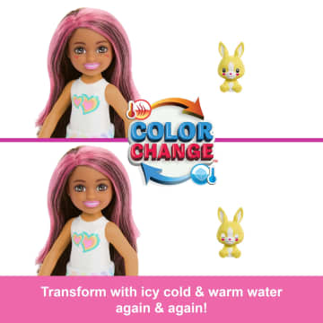 Barbie Chelsea Cutie Reveal Color Dream Series Small Doll & Accessories - Imagem 4 de 5