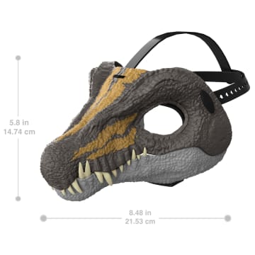 Jurassic World Rebirth Spinosaurus Dinosaur Mask, Role-Play Head Wear, Movie-Inspired Costume Gear - Image 2 of 6