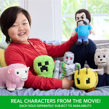 Minecraft Bee Plush Toy, 8-Inch Collectible Soft Doll Inspired By A Minecraft Movie - Image 6 of 6