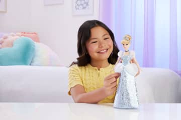 Disney Princess Enchanted Stories Cinderella Fashion Doll With Sparkling Dress & Accessories, Posable - Image 2 of 6