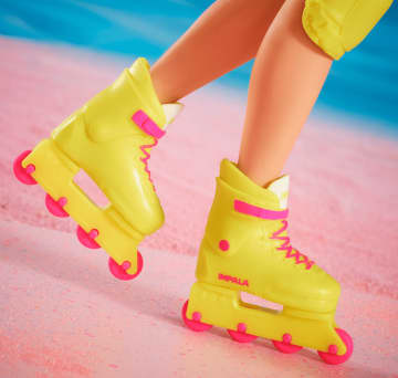 Barbie The Movie Collectible Ken Doll Wearing Retro-Inspired Inline Skate Outfit And Inline Skates - Image 5 of 6