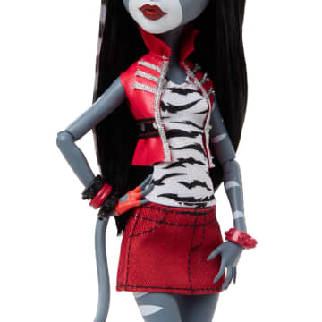 Monster High Boo-Riginal Creeproduction Meowlody And Purrsephone Dolls With Diary And Doll Stands - Image 4 of 6