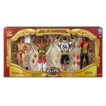 Mattel WWE Hall Of Champions 4-Pack Action Figures & Accessories, 6-Inch Collectibles Set - Imagen 2 de 6