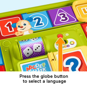 Fisher-Price Pretend Board Game Baby Toy With Music, Laugh & Learn Puppy's Game Activity Board, Multi-Language Version - Imagen 3 de 6