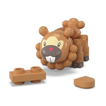 MEGA Pokémon Jogo de Construção Pokébola Colecionável Bidoof - Image 3 of 6