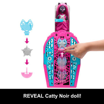 Monster High Skulltimate Secrets Hauntlywood Mysteries Doll, Catty Noir With 19+ Surprises - Image 5 of 6