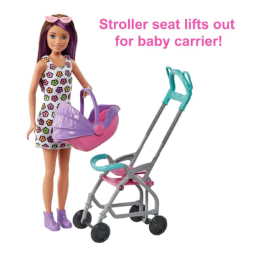 Barbie Skipper Babysitters Inc. Doll & Stroller Playset, For 3 Years & Up - Image 4 of 6