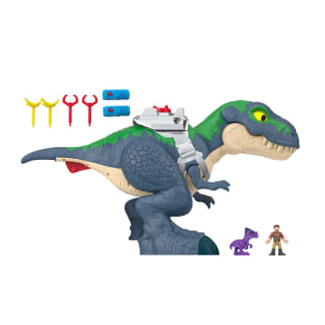 Imaginext Jurassic World Dinossauro de Brinquedo Ultimate T. Rex com Luzes e Sons - Imagen 5 de 6