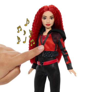 Disney Descendientes: El Ascenso de Red Muñeca Red Musical - Imagen 3 de 6