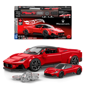 Mattel Brick Shop Hot Wheels Juguete de Construcción Speed Maserati MC20 - Imagen 1 de 6