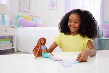 Disney Princess Ariel Mermaid Doll With Sparkling Fin, Inspired By The Little Mermaid (Live Action) - Imagen 2 de 6