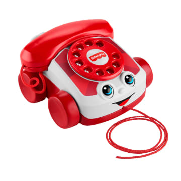 Fisher-Price Red Chatter Telephone Baby & Toddler Pull Toy, Mattel 80Th Anniversary Edition - Imagen 5 de 6