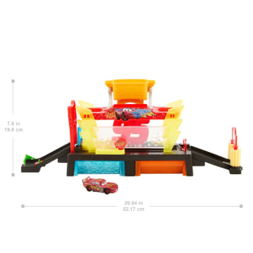 Disney And Pixar Cars Color Changers Race Ready Car Wash Playset & Color Changing Lightning Mcqueen - Imagen 1 de 6