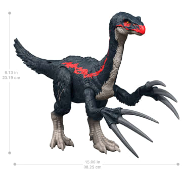 Jurassic World Slash N Roar Therizinosaurus Dinosaur Figure, Attack & Sound Toy, Chaos Theory - Imagen 6 de 6