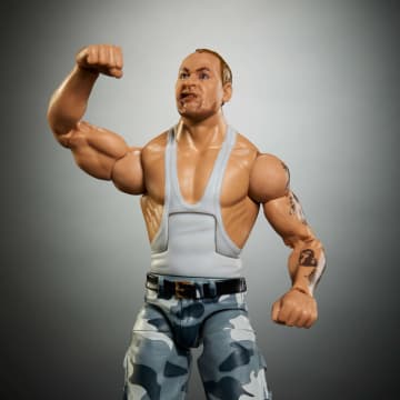 WWE Elite Collection Premium Live Event Bushwhacker Luke Action Figure & Accessories, Build-A-Figure - Image 3 of 6