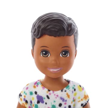 Barbie Small Doll And Accessories, Babysitters Inc. Set With Table, Chair And 5 Pieces - Image 4 of 6