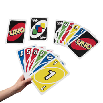 Jeu de Cartes Familial Uno Avec 108Cartes Géantes - Image 3 of 6