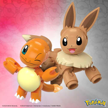 MEGA Pokémon Poké Ball 2-Pack Building Toy Kits With 2 Action Figures (40 Pieces) For Kids - Image 4 of 6