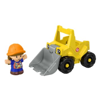 Fisher-Price Little People Bulldozer Construction Toy & Figure Set For Toddlers, 2 Pieces - Image 1 of 6