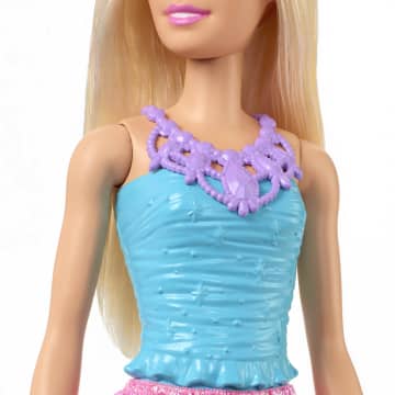 Barbie Dreamtopia Royal Doll, Blonde With Pink Skirt, Shoes And Hair Accessory - Imagem 3 de 6