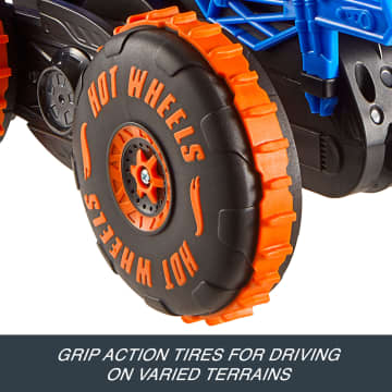 Hot Wheels Monster Trucks Tiger Shark Climber RC Vehicle, Battery-Powered Remote-Control Toy Truck - Imagen 5 de 6