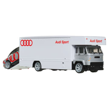 Hot Wheels Collector Veículo de Brinquedo Carro Transportador Audi S4 Quatro - Imagem 5 de 6