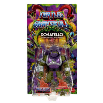 Masters of the Universe Turtles of Grayskull Figura de Acción Donatello de 5.5 pulgadas - Imagen 2 de 6