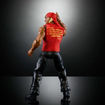 Wwe-Élite Wrestlemania-Hulk Hogan-Figurine Premium Live Event - Imagem 6 de 6