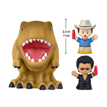 Little People Collector Jurassic Park Special Edition Set With Dinosaur For Movie Fans, 3 Figures - Image 5 of 6