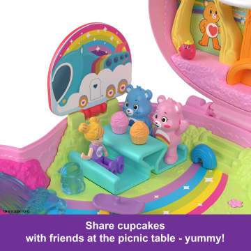 Polly Pocket X Care Bears Dolls & Playset With Toy Car And Themed Accessories, Compact Travel Toy - Image 4 of 6