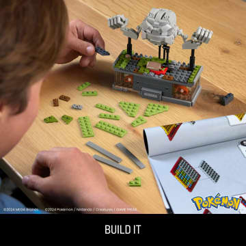 MEGA Pokémon Mini Motion Geodude Building Kit With Motion (354 Pieces) For Collectors - Image 11 of 12