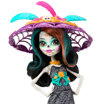 Monster High Skelita Calaveras Howliday Collectible Doll, Día De Muertos 2024 - Image 2 of 6