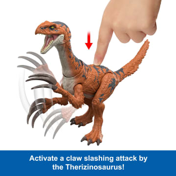 Jurassic World 2-Pack Of Dinosaur Figures Giganotosaurus & Therizinosaurus, Attack Actions - Image 3 of 6