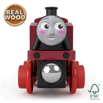 Fisher-Price Thomas & Friends Wooden Railway Rosie Engine - Imagem 3 de 6