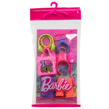 Barbie Doll Accessories With 1980s Retro Theme, Neon Styling Pieces, Stereo & Headphones - Image 3 of 3