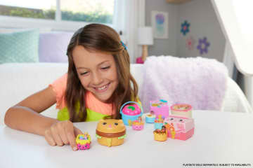 Polly Pocket Tiny Take Out Reveal Assortment, Micro Dolls & Compacts With Toy Cars, Food Theme Vehicle Collection - Image 2 of 6