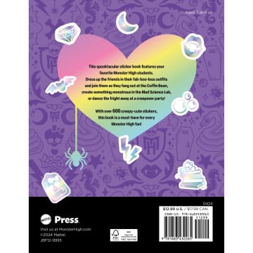 Monster High: Dress-Up Sticker Book (Ages 6+) - Imagem 2 de 5