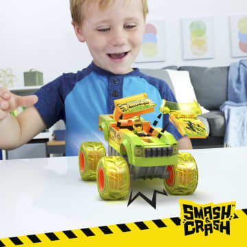 MEGA Hot Wheels Smash & Crash Gunkster Monster Truck Building Toy With 1 Figure (84 Pieces) - Imagen 2 de 6
