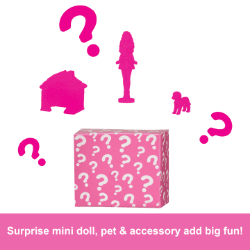 Barbie Mini Barbieland Doll House Playsets With 1.5-inch Doll, Furniture & Accessories - Image 5 of 6
