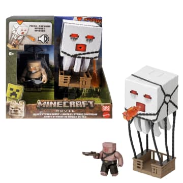 Minecraft Blast Attack Ghast Action Figure Set With Lights, Sounds & More inspired By The Movie - Image 1 of 6