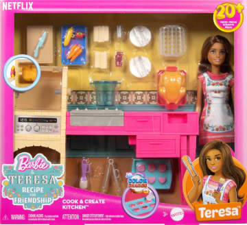 Barbie Receta de la amistad de Teresa Set de Juego Crea y Cocina con Teresa - Image 6 of 6
