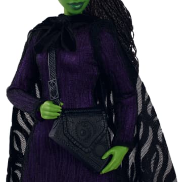 Universal Pictures’ Wicked Deluxe Elphaba Fashion Doll & Accessories With Braided Hair & Posability - Image 4 of 6