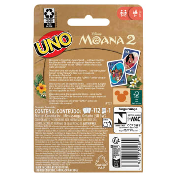 UNO Disney Moana 2 Card Game For Kids & Family Night - Imagen 6 de 6