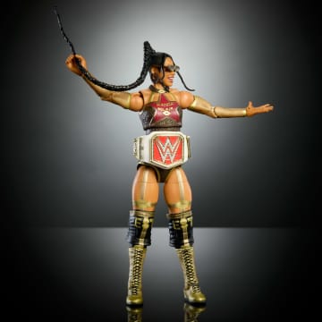 WWE Elite Collection Premium Live EVent Bianca Belair Action Figure Set, Wrestlemania Collectible - Image 5 of 6