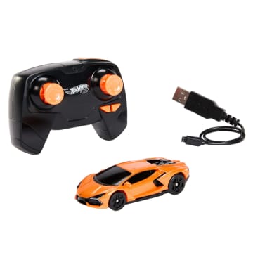 Hot Wheels RC 1:64 Scale Lamborghini Revuelto, Battery-Powered Remote Control & Rechargeable Car - Image 1 of 6