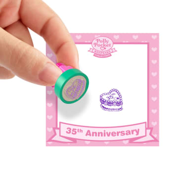 Polly Pocket Set de Juego Compacto Fiesta de Cumpleaños - Imagen 3 de 6