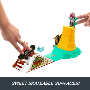Hot Wheels Skate Dessert Skate Park With 1 Exclusive Finger Skateboard & 1 Pair Removable Skate Shoes - Image 3 of 6