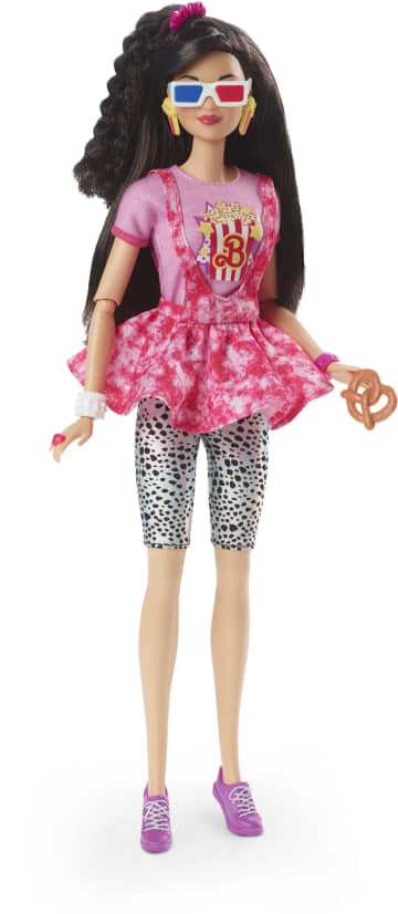 Barbie Doll, Black Hair, 80s-Inspired Movie Night, Barbie Rewind