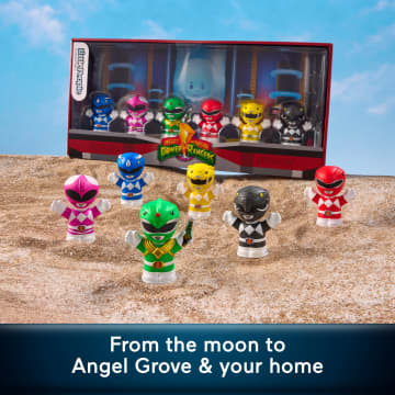 Little People Collector Power Rangers Special Edition Set For Adults & Fans, 6 Figures - Imagen 3 de 6